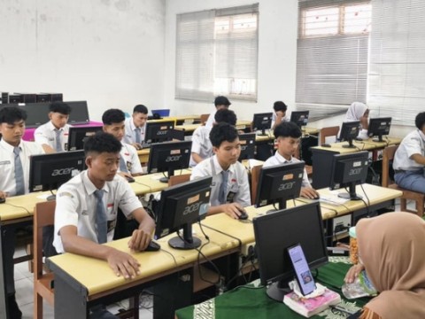 SMK Mutu Go Gelar Tes Kemampuan Akademik (TKA) untuk Siswa K